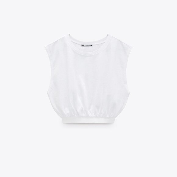 Zara Crop Top Size Medium - Picture 2 of 6